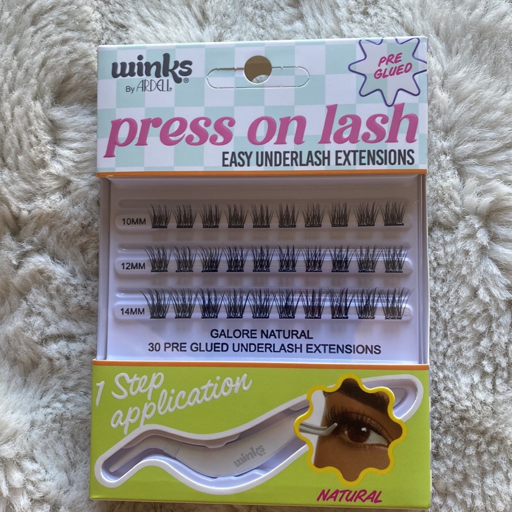 2-for-1 ARDELL WINKS Press-On Lash Easy Underlash Extension. Brand New.